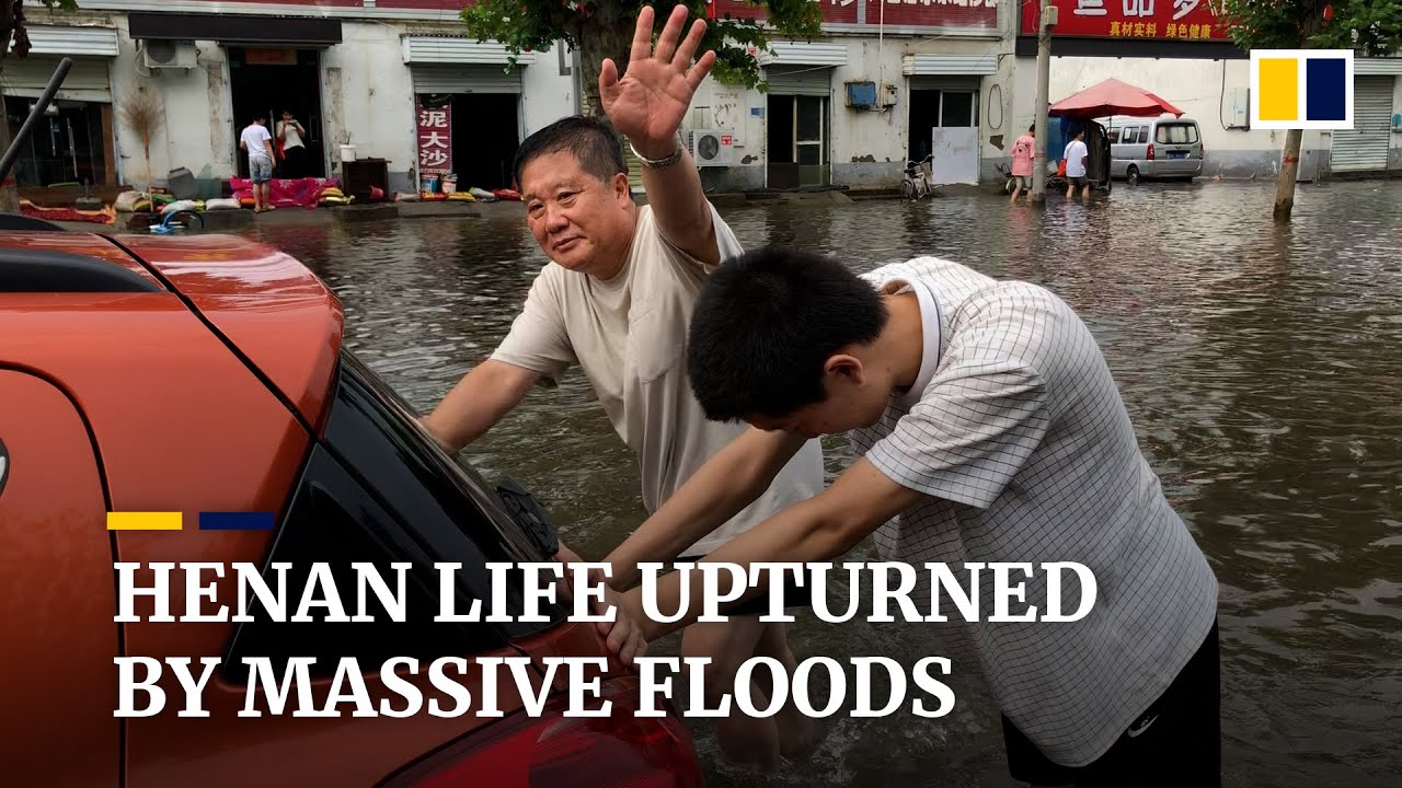 Residents of Xinxiang in China’s Henan province cope with continued threat of floodwaters | South China Morning Post