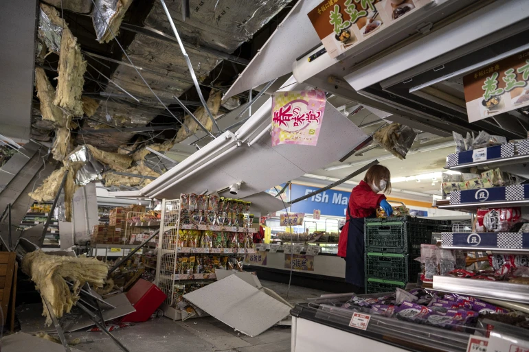 日本福岛周三夜里发生7.4级地震，造成4死107伤