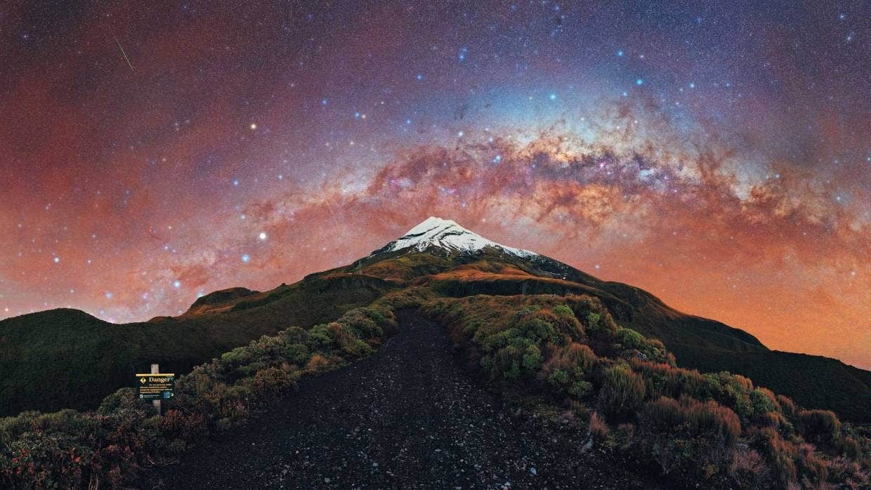 新西兰摄影师拍出世界最美银河照片