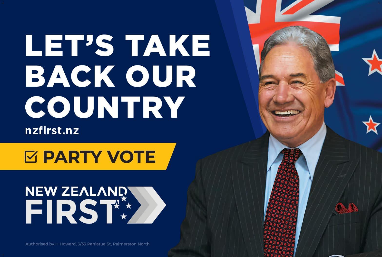 新西兰大选独家：优先党（NZ First Party）