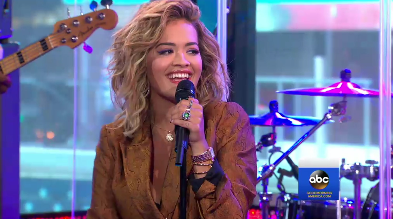 在《Good Morning America》现场聆听 Rita Ora《Your Song》的一次难忘体验