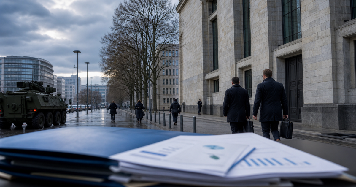 European government district and budget papers