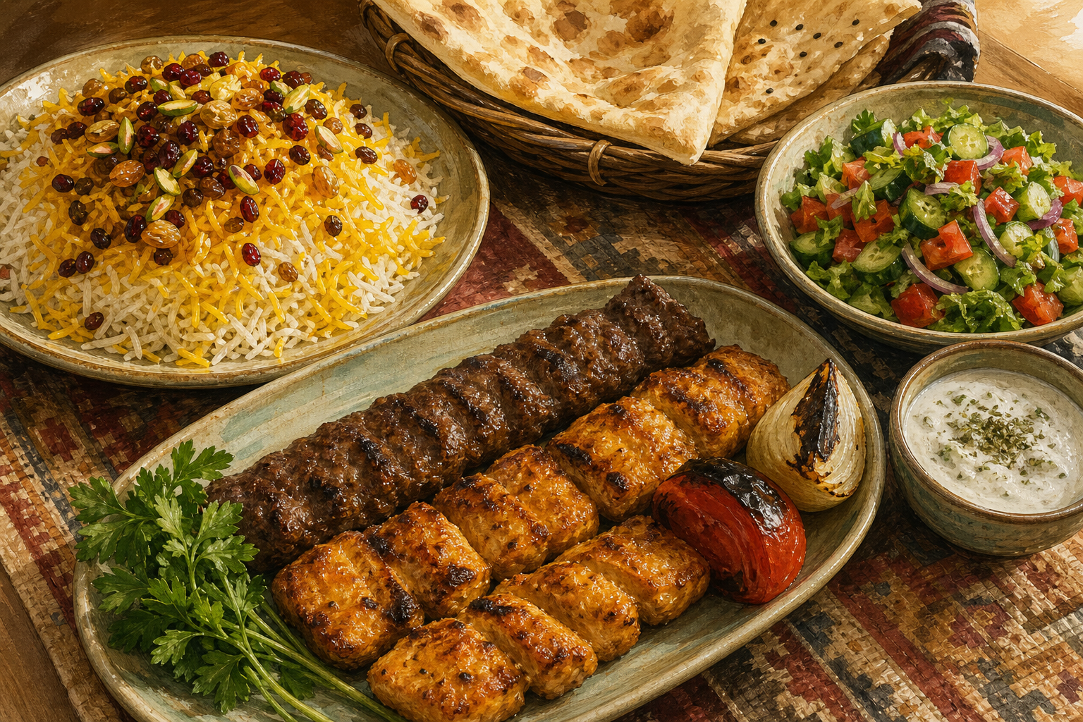 基督城美食地雷榜单：那些味道比较淡的伊朗烤肉（波斯王子 Prince of Persia）