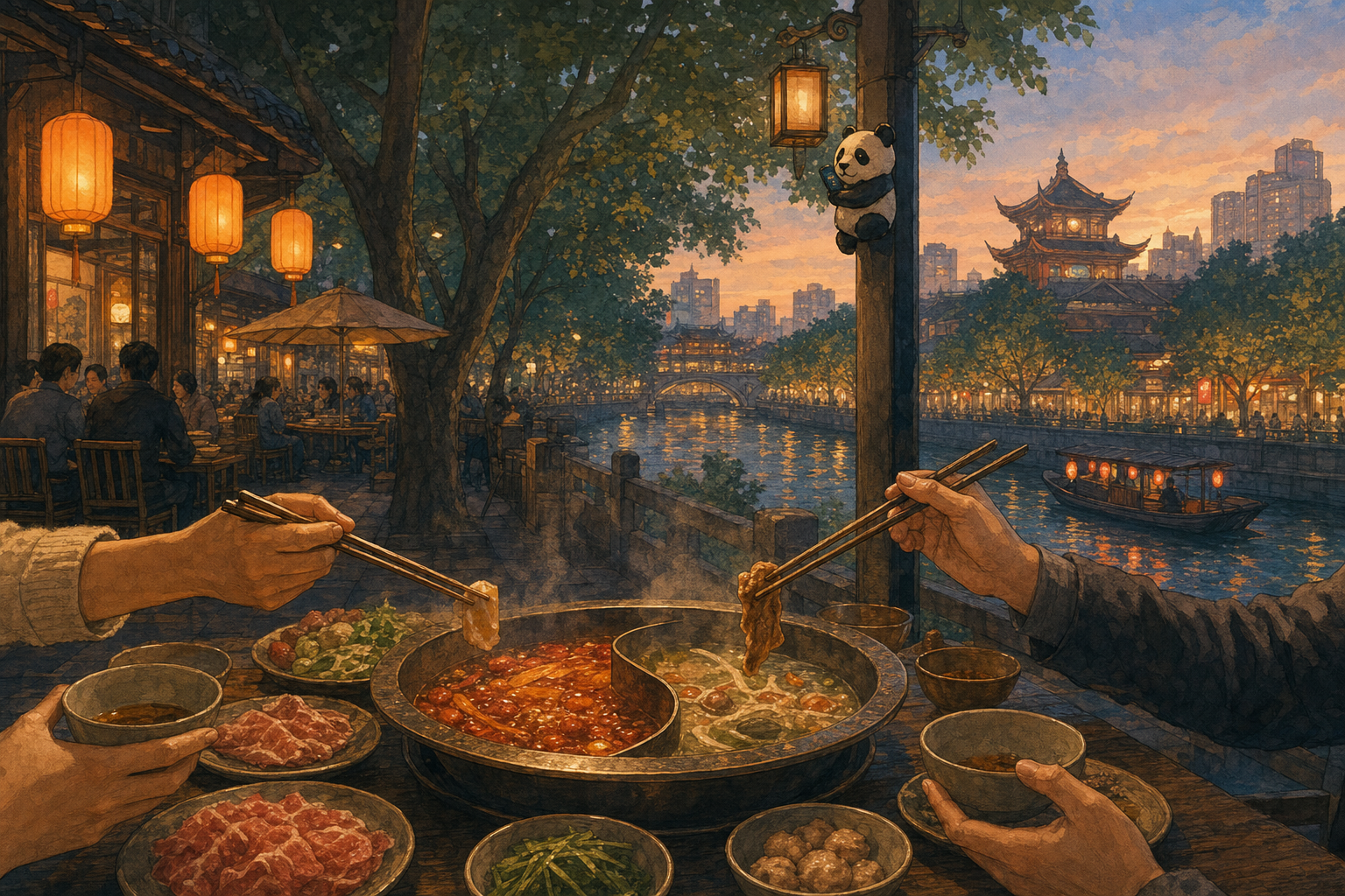 美食，美景，慢生活：带你体验不一样的久违成都