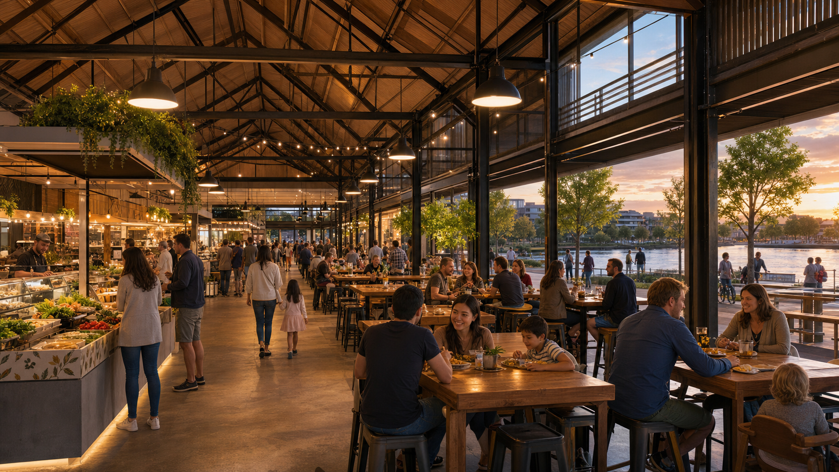 周末美食之旅4 酒吧·古典·活力夏日：河边市场（Riverside Market）