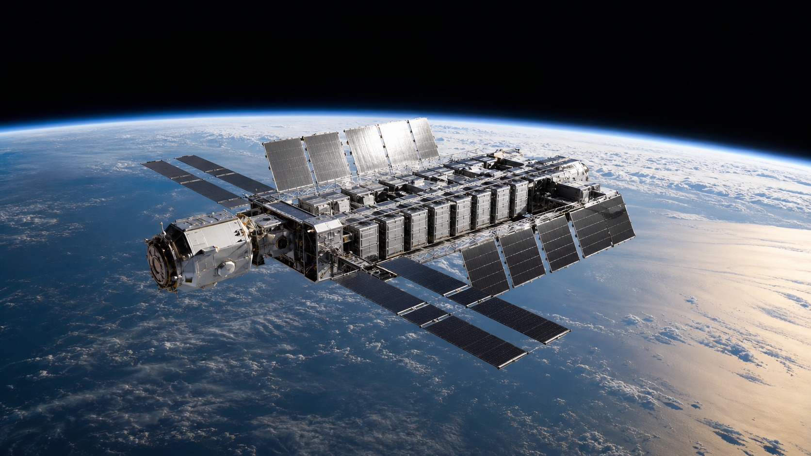 Scientifically plausible modular orbital data centre above Earth