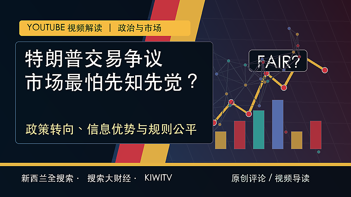 TVBS视频解读：特朗普相关交易争议，为什么市场最怕“先知先觉”？