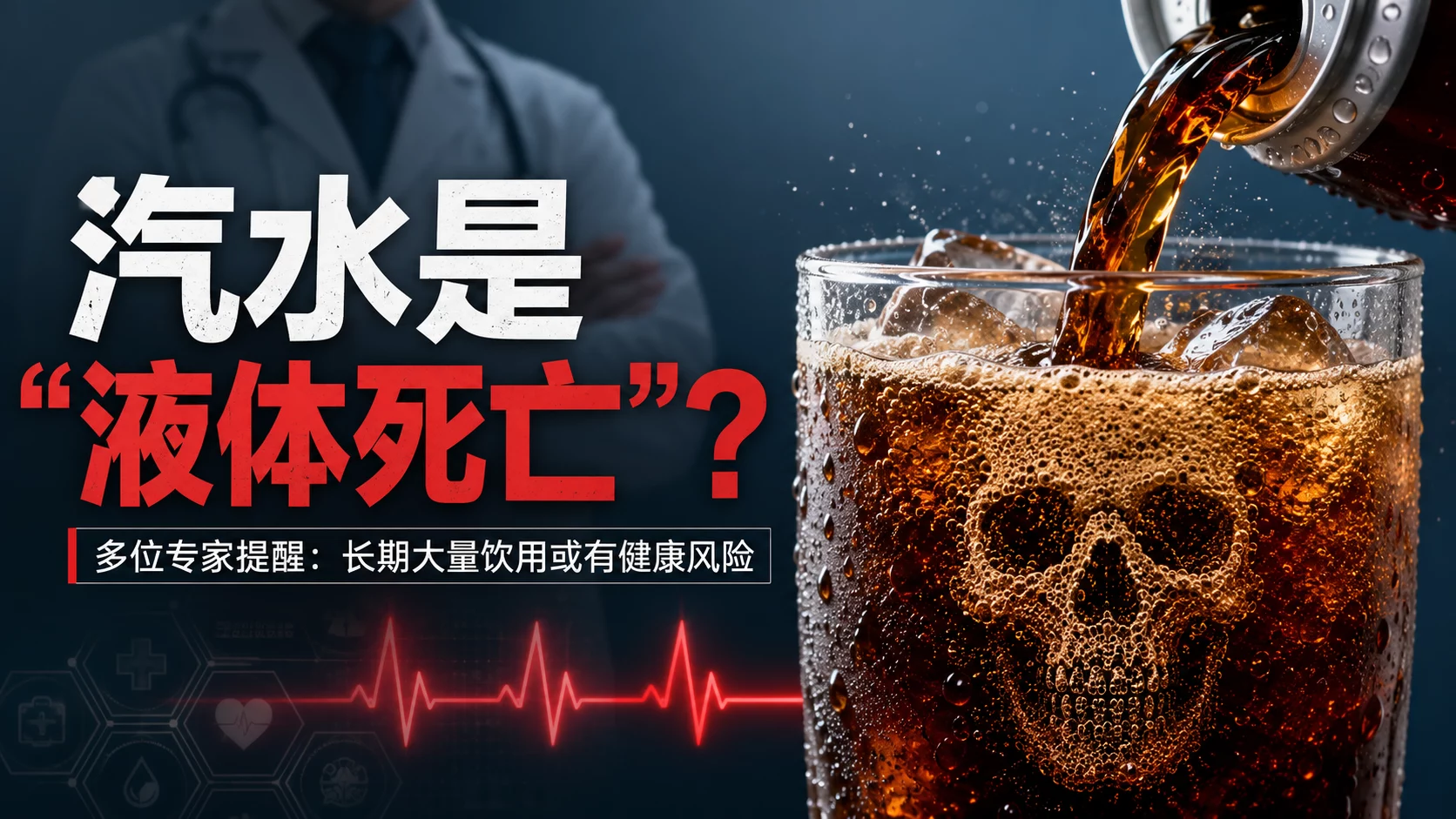 医生称汽水是“液体毒药”：多名专家担忧长期饮用带来的健康风险
