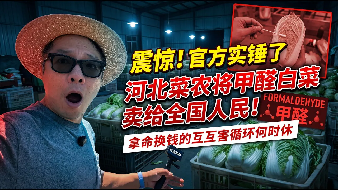 梅大师观点：河北“甲醛白菜”被官方证实，最可怕的不是一车菜，而是一条把良心压低到成本价的链条