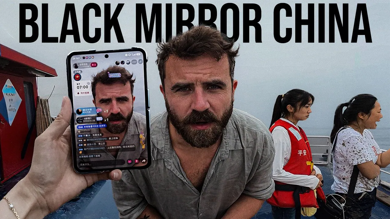 Mike Okay视频《Live-Streaming To Survive!? China's Dystopian River Boat》真实YouTube高清缩略图