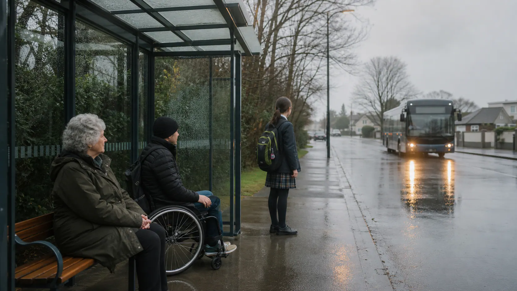New Zealand should set a minimum standard for waiting at a bus stop