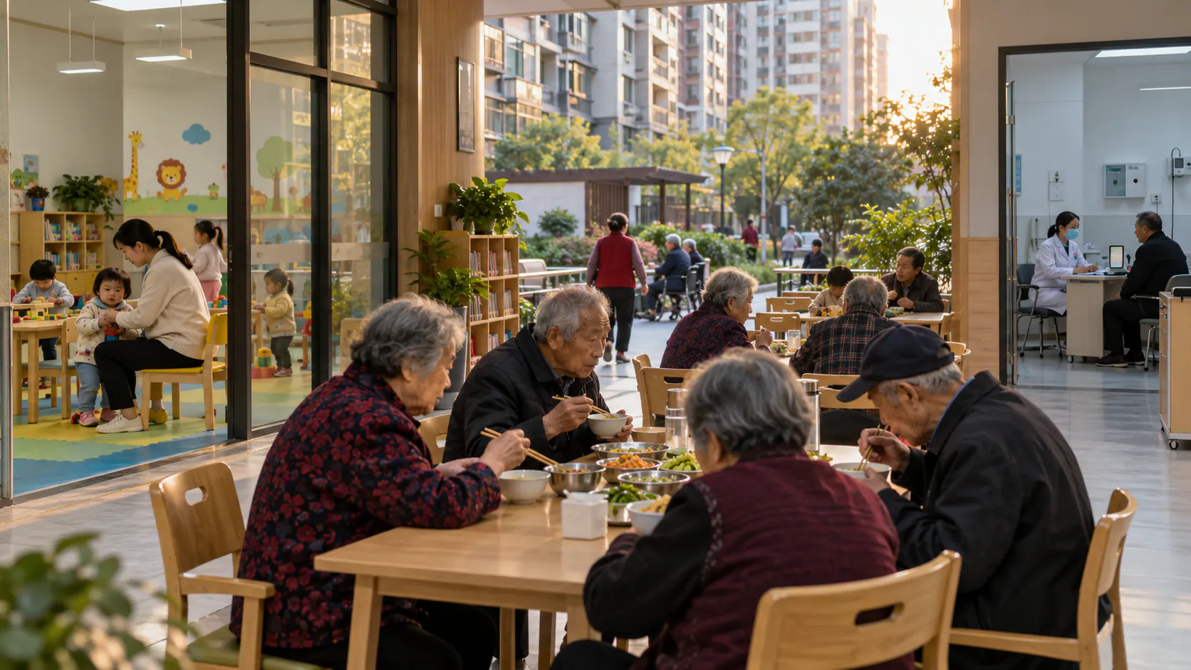 把养老、托育和一顿热饭放回步行范围：中国社区嵌入式服务真正难在长期运营