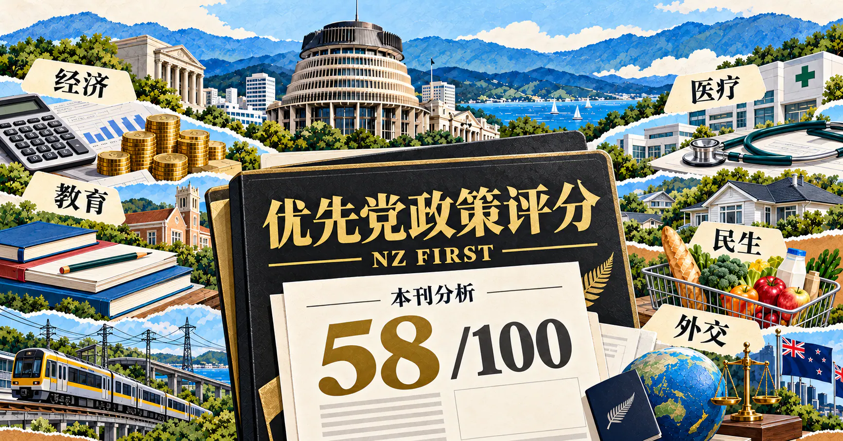 58/100：优先党能把“新西兰优先”变成好日子吗？2026大选政策的四年检验