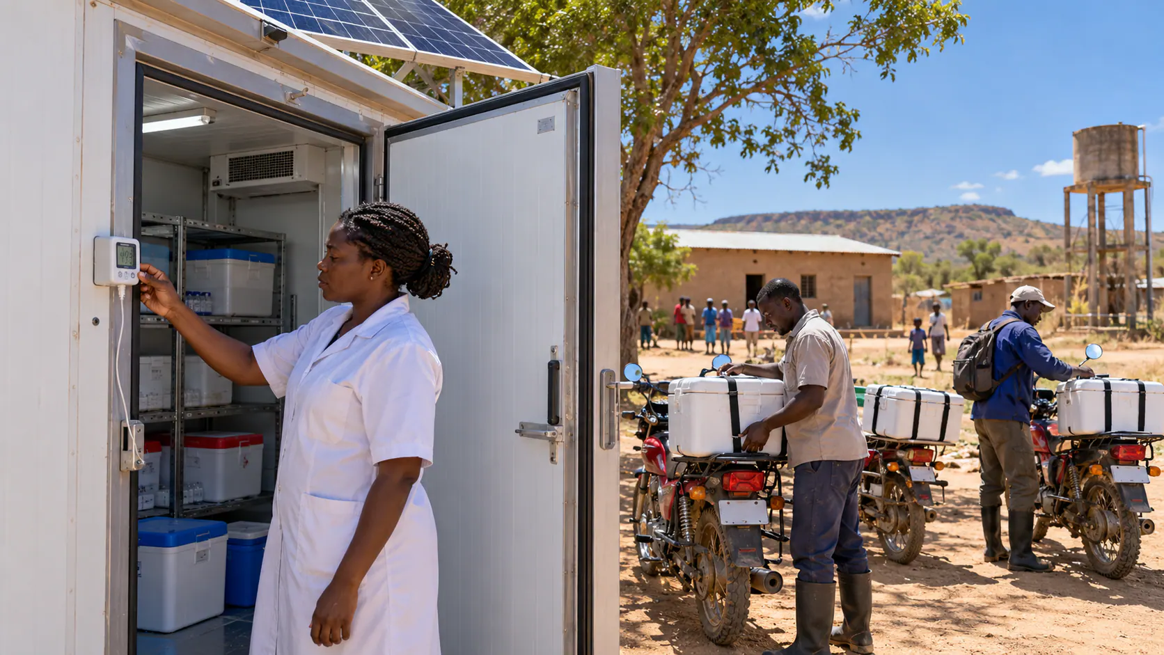 A cold chain is a public service, not a refrigerator